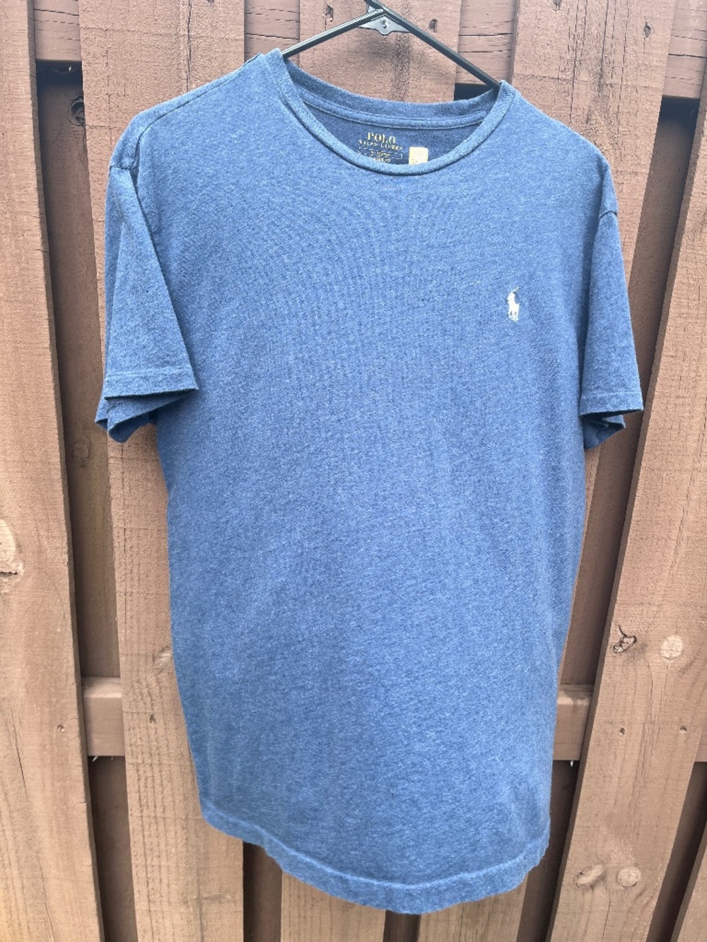 POLO Ralph Lauren Men's Blue Classic Fit Crew Neck Logo T-Shirt Size Large